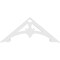 Ekena Millwork Pitch Sellek Architectural Grade PVC Gable Pediment, 36"W x 15"H x 1"P (10/12) GPP036X015X100SLK - alternate 5
